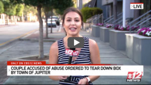 CBS News: Box where boy was allegedly locked up has been torn down, removed